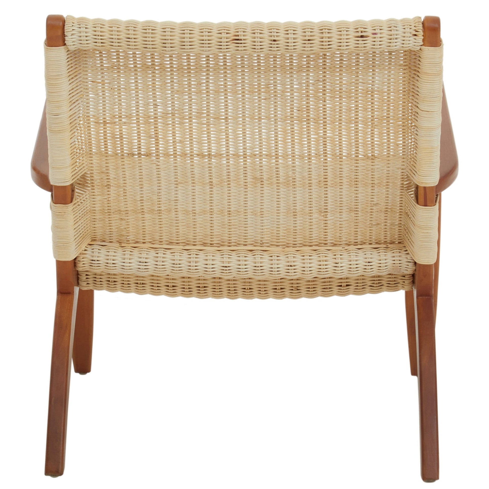 Gunner Woven Chair In Natural Rattan - Skandi London
