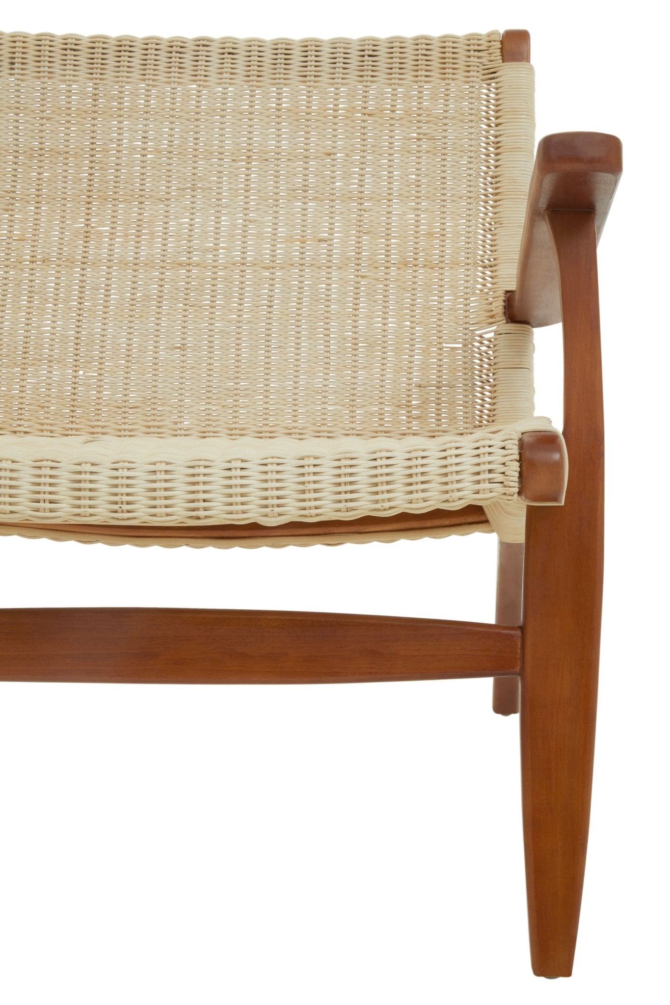 Gunner Woven Chair In Natural Rattan - Skandi London