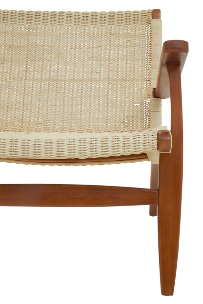 Gunner Woven Chair In Natural Rattan - Skandi London