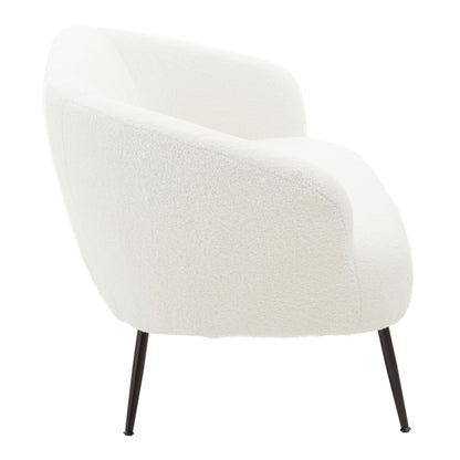 Sigvard Two Seat Sofa With Black Finish Legs - Skandi London