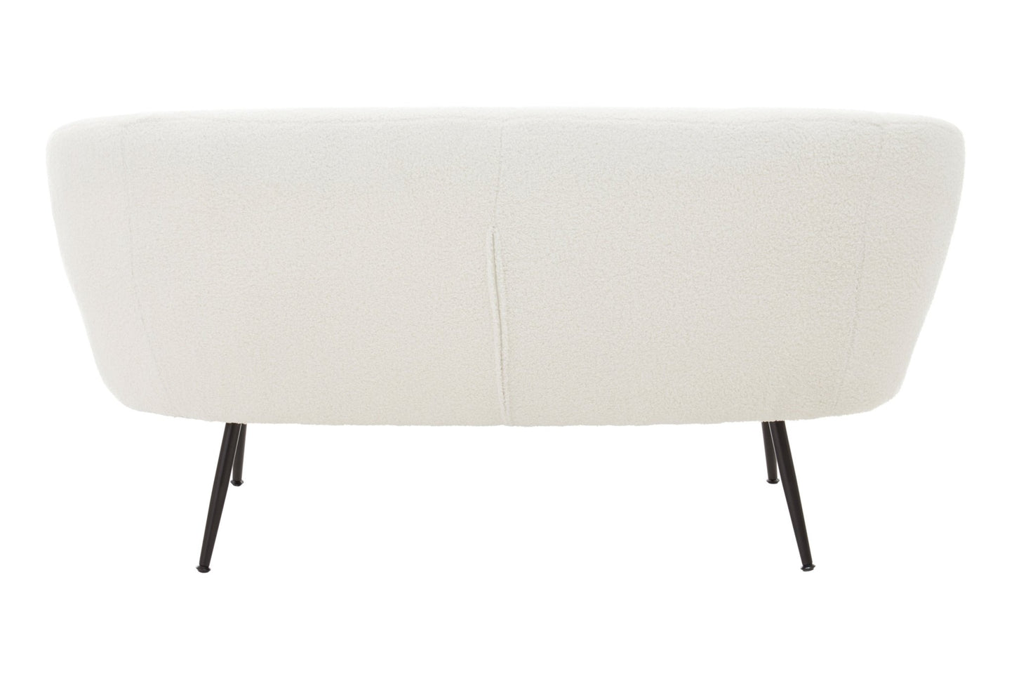 Sigvard Two Seat Sofa With Black Finish Legs - Skandi London