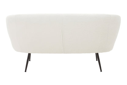 Sigvard Two Seat Sofa With Black Finish Legs - Skandi London