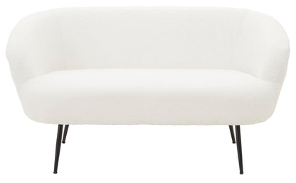 Sigvard Two Seat Sofa With Black Finish Legs - Skandi London