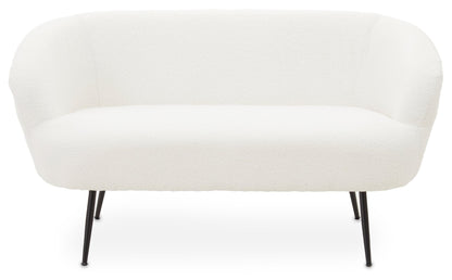 Sigvard Two Seat Sofa With Black Finish Legs - Skandi London