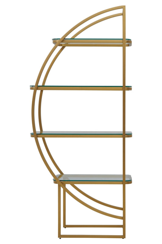 Sander Left Half Moon Shelf Unit - Skandi London