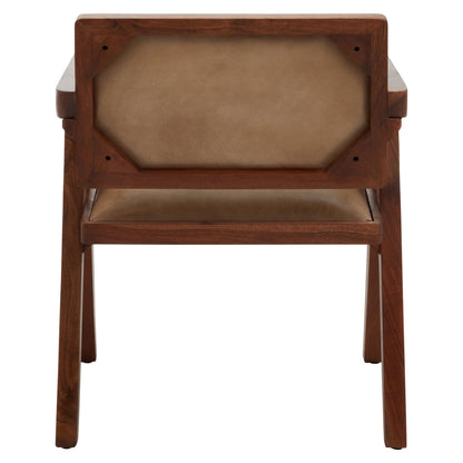 Bodil Natural Leather Armchair - Skandi London