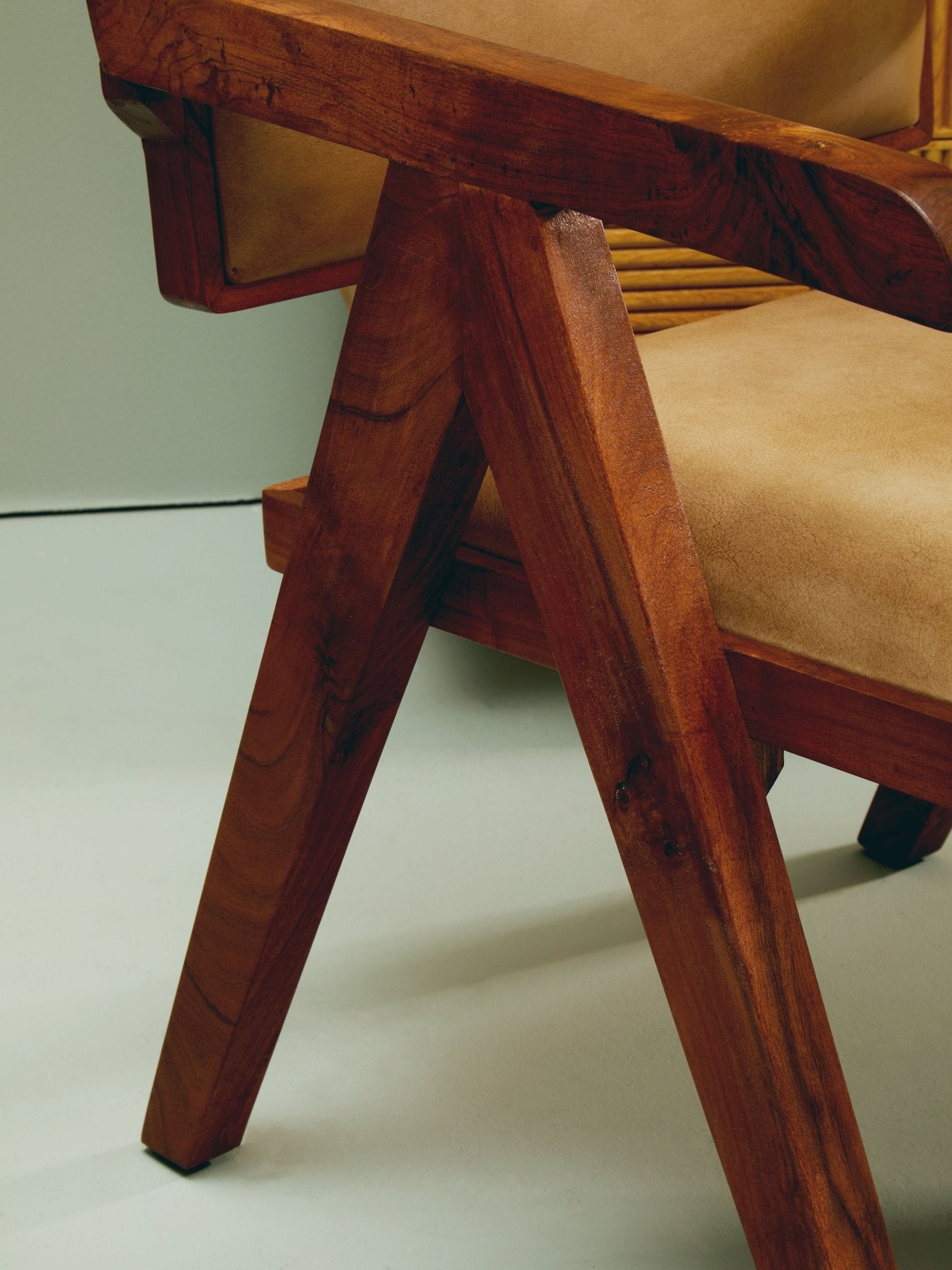 Bodil Natural Leather Armchair - Skandi London