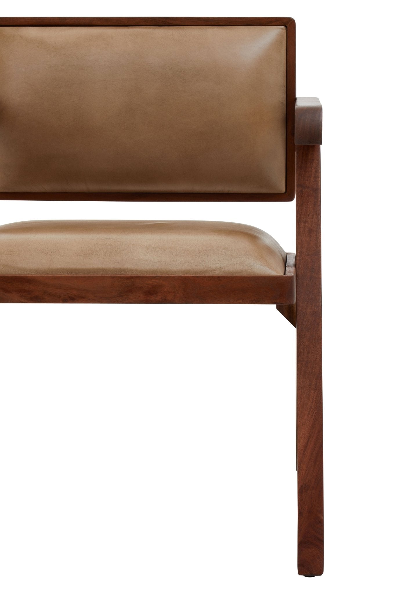 Bodil Natural Leather Armchair - Skandi London