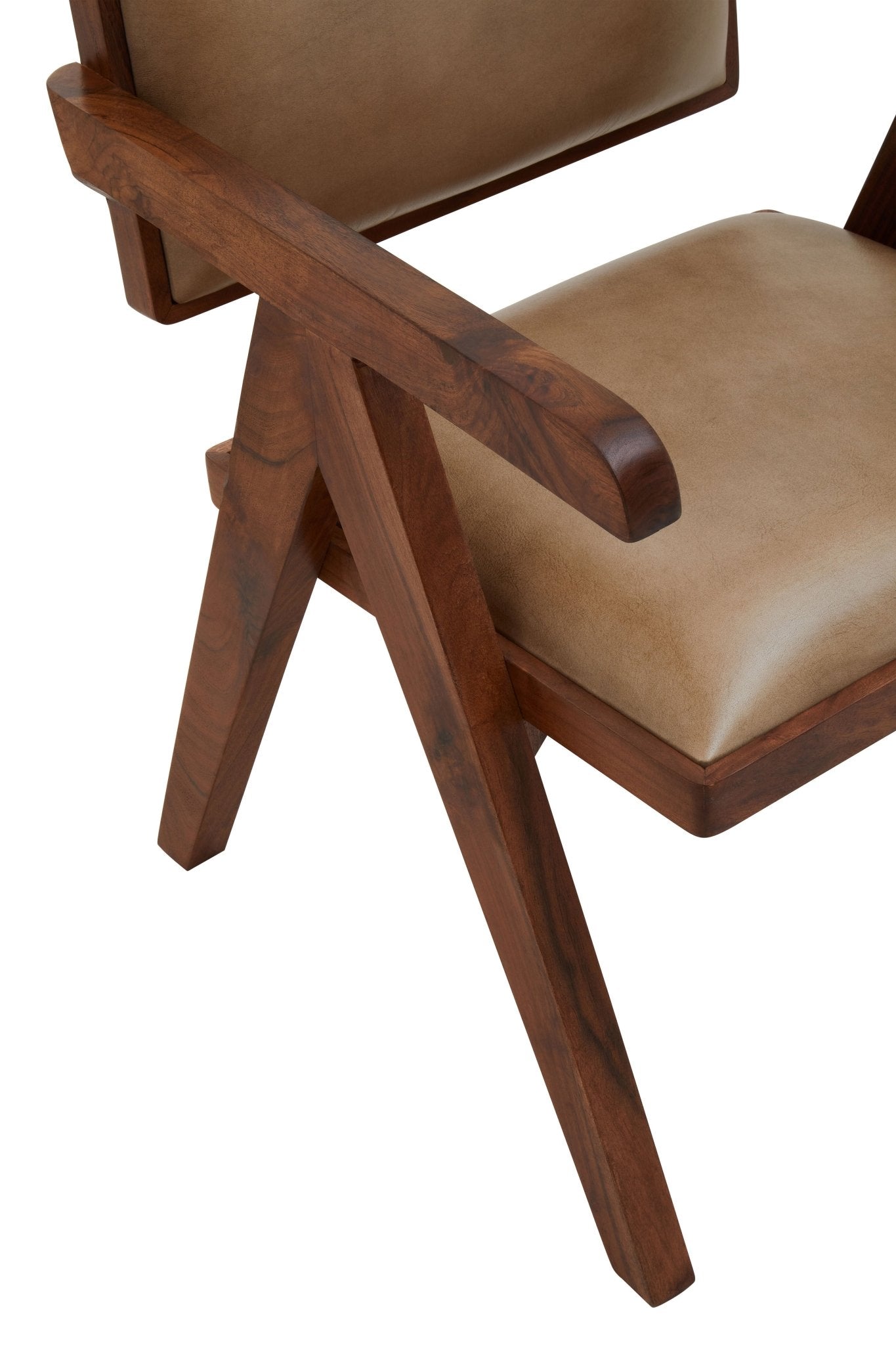 Bodil Natural Leather Armchair - Skandi London