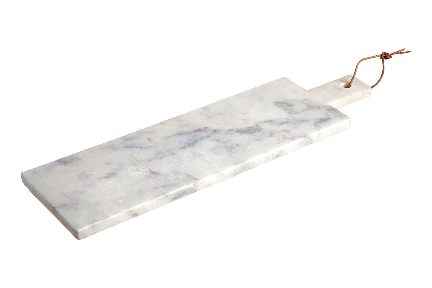 Johannes Medium White Marble Paddle Chopping And Serving Board - Skandi London