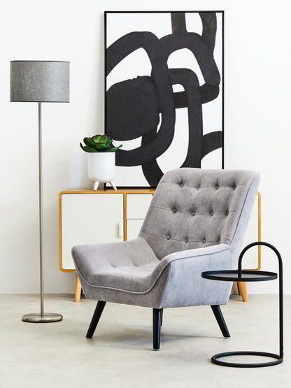 Rica Black Hanging Top Side Table - Skandi London