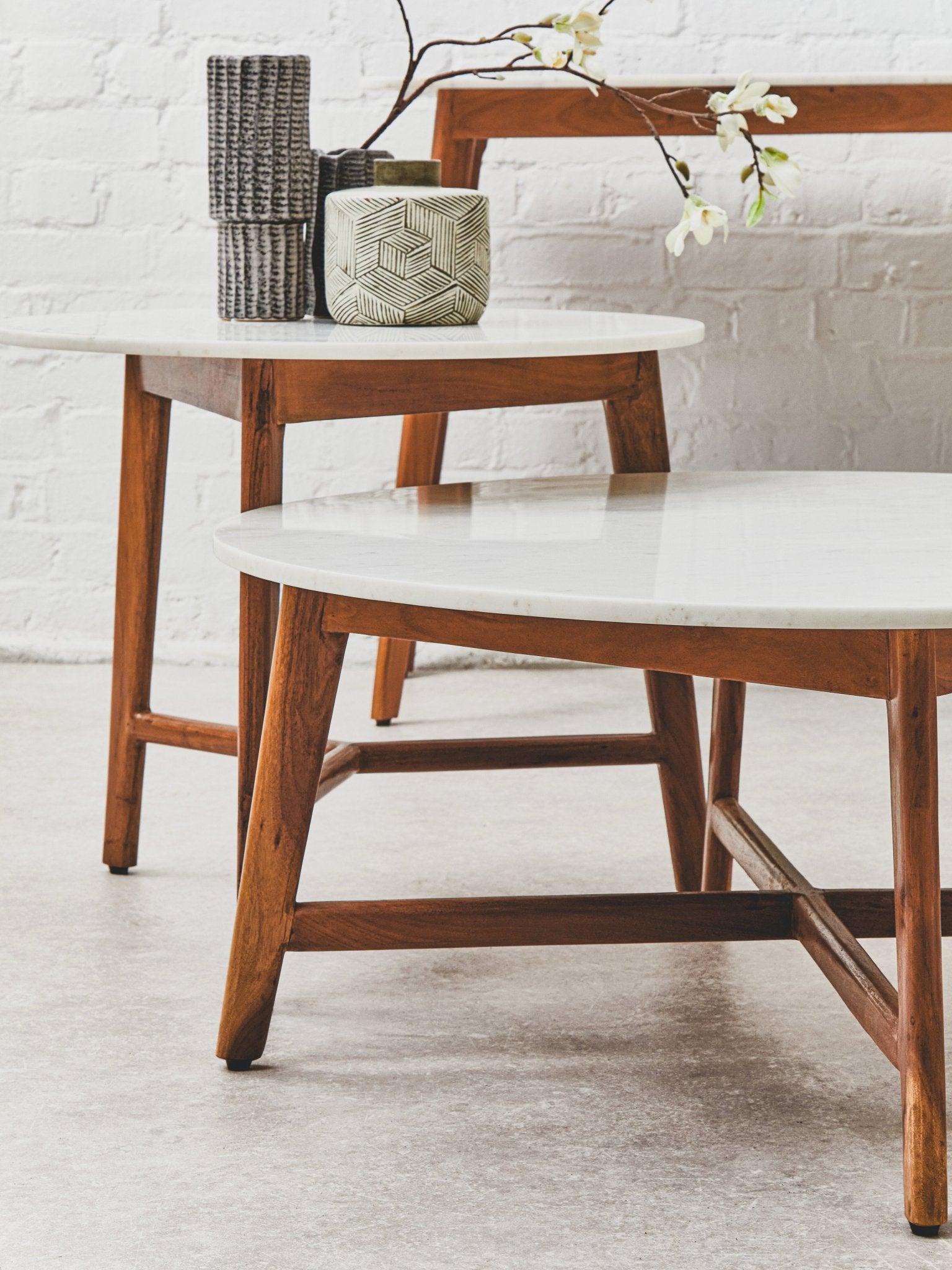 Kiersten White Marble Coffee Table - Skandi London