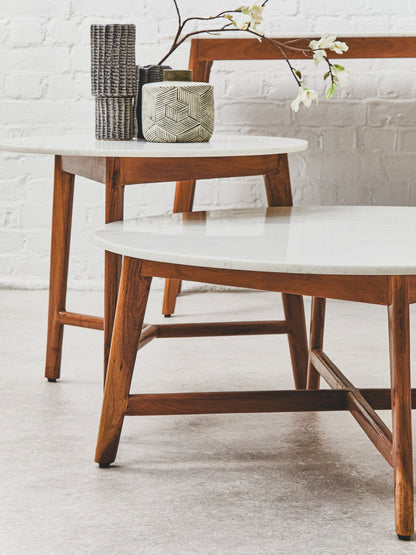 Kiersten White Marble Coffee Table - Skandi London