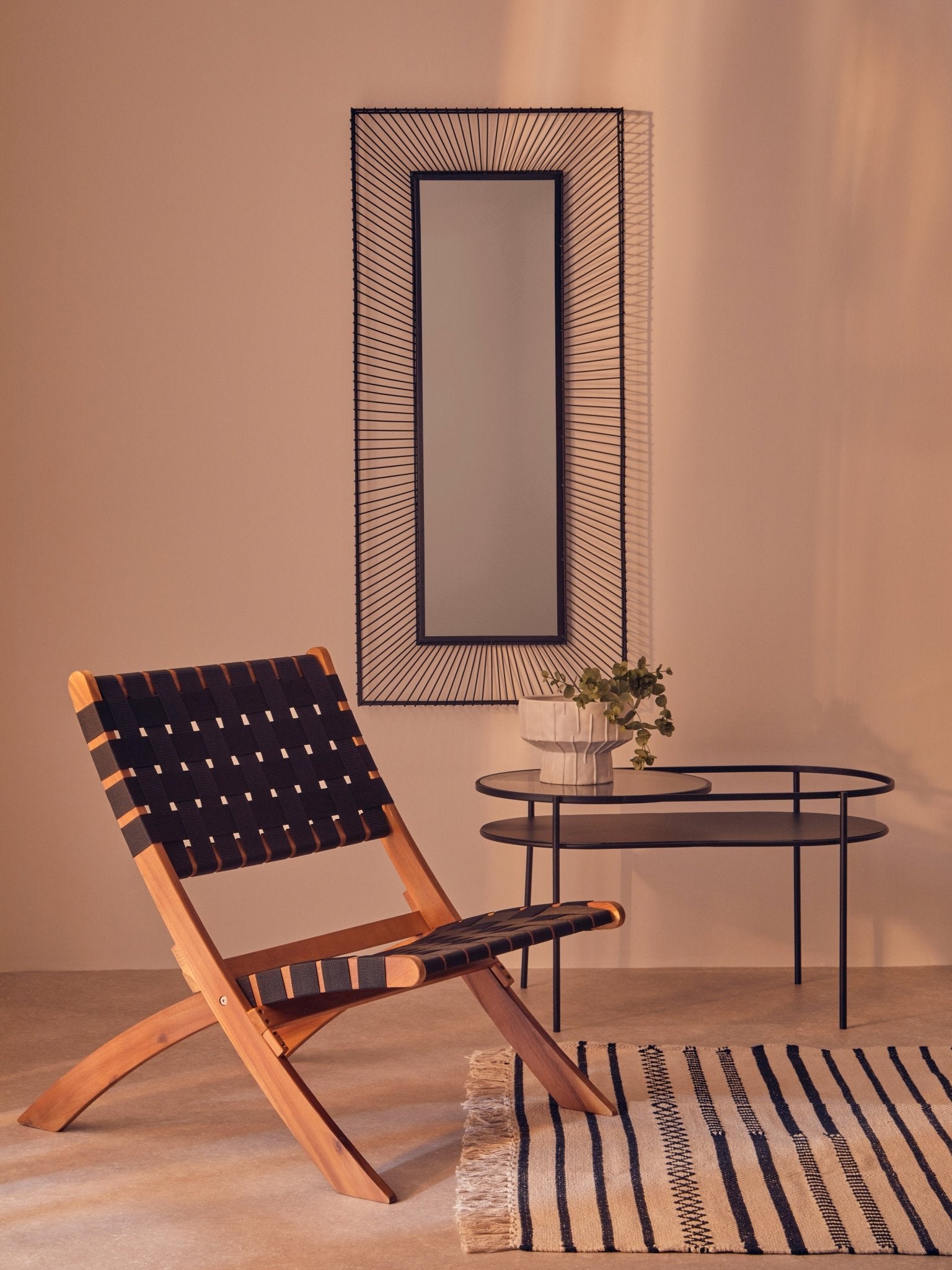 Rania Bevelled Wall Mirror - Skandi London