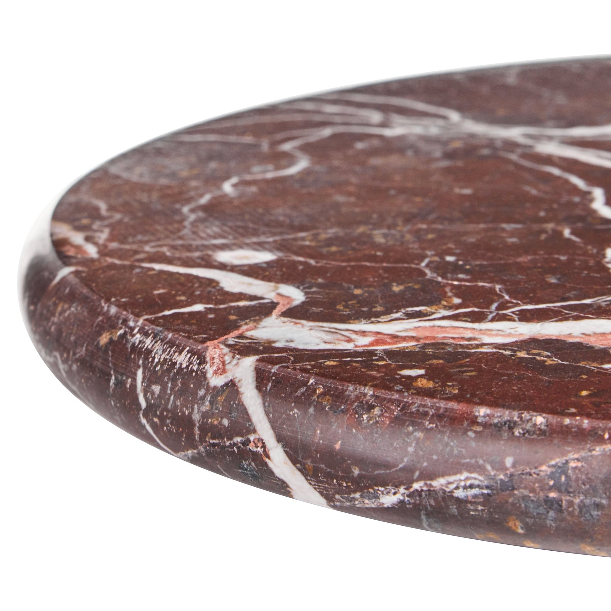 Vida Red Marble Round Chopping and Serving Board - Skandi London