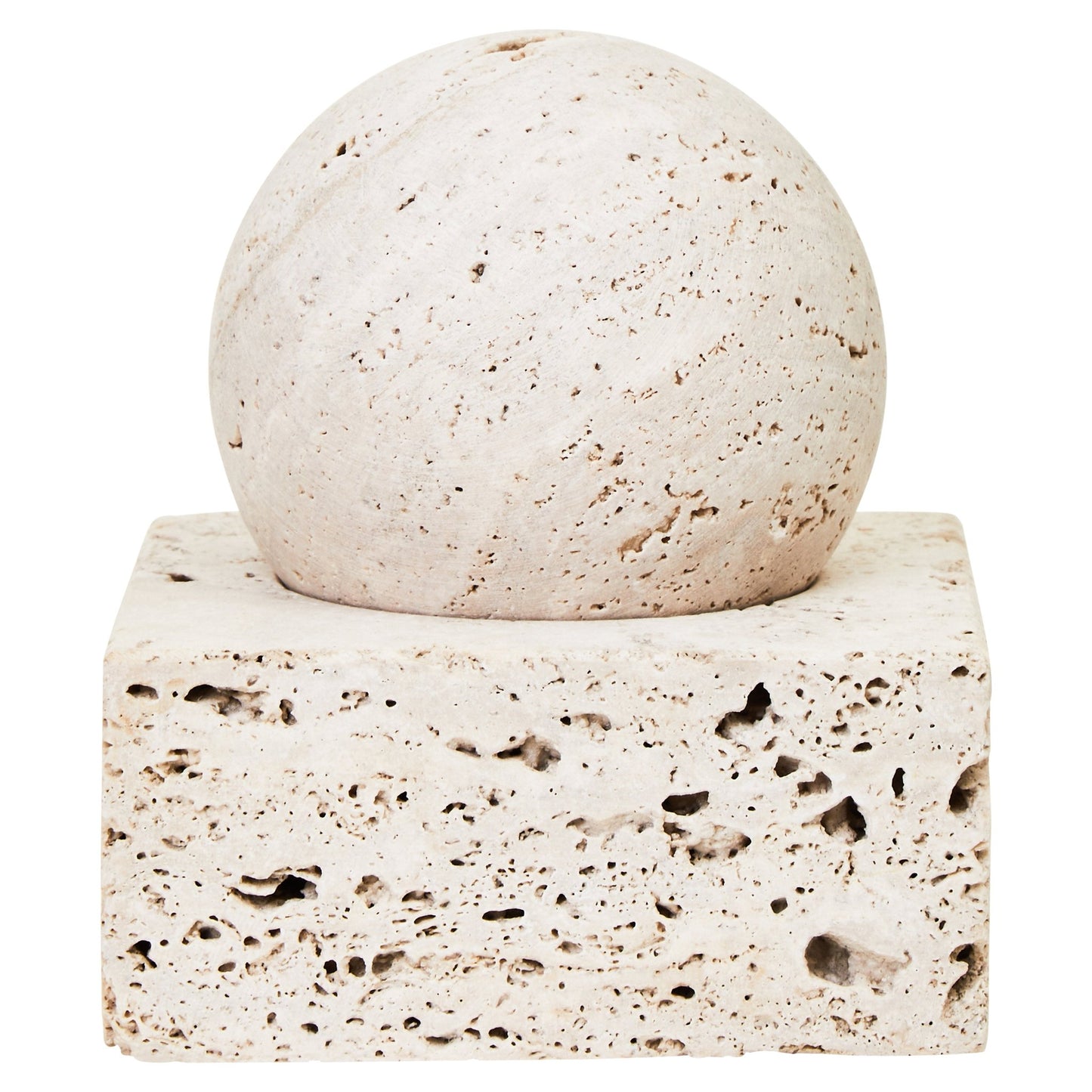 Ragnar Travertine Sculpture - Skandi London