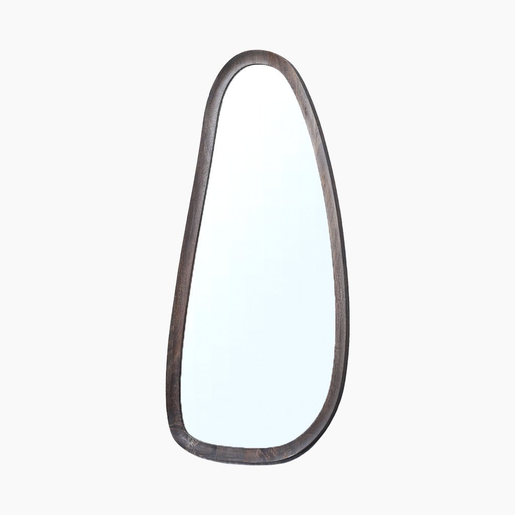 Westbourne Asymmetrical Wooden Mirror - Skandi London