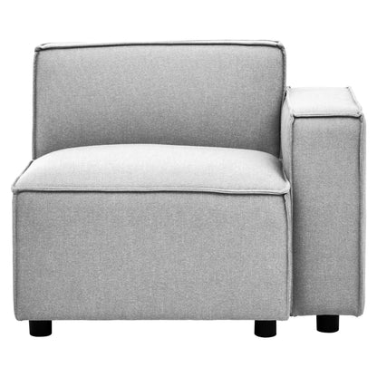 Rana Grey Fabric Left Arm Sofa - Skandi London