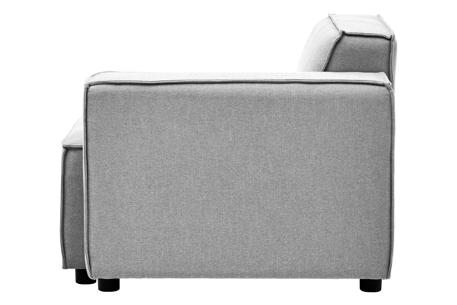 Rana Grey Fabric Left Arm Sofa - Skandi London