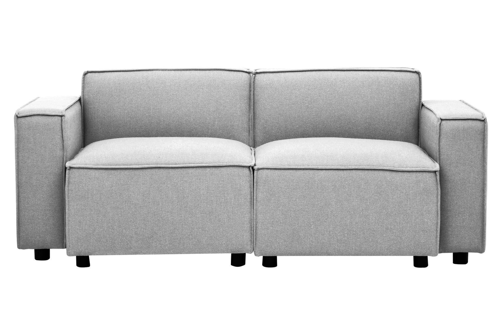 Rana Grey Fabric Left Arm Sofa - Skandi London