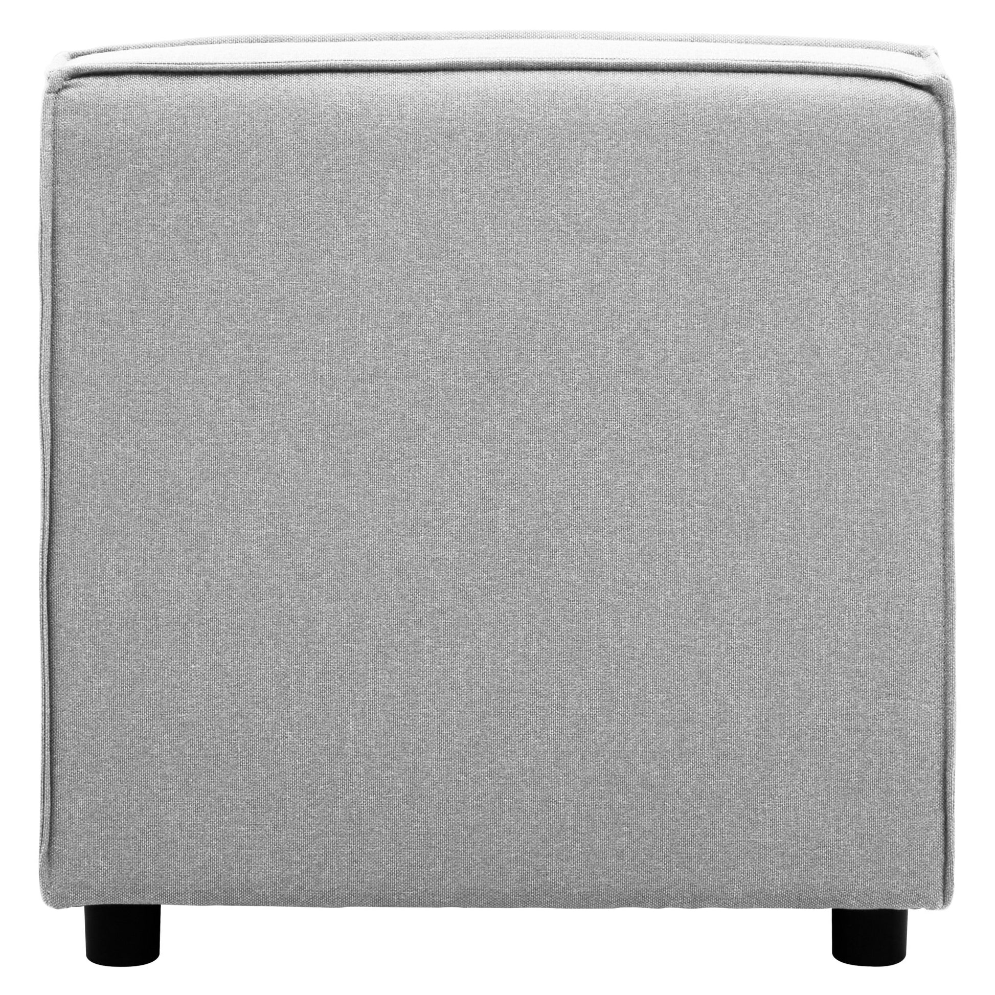 Rana Grey Fabric Armless Sofa - Skandi London