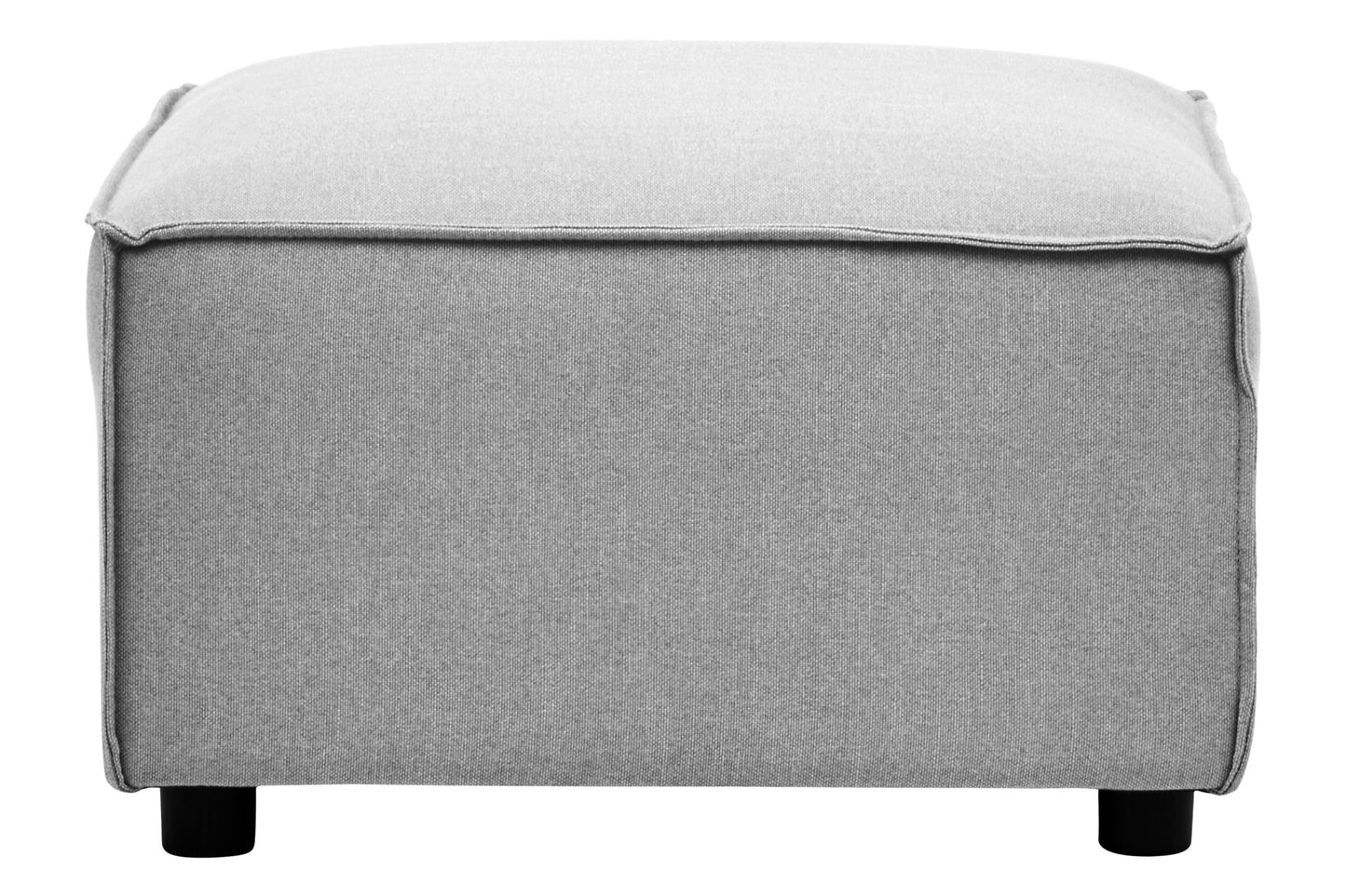 Rana Grey Fabric Sofa Ottoman - Skandi London
