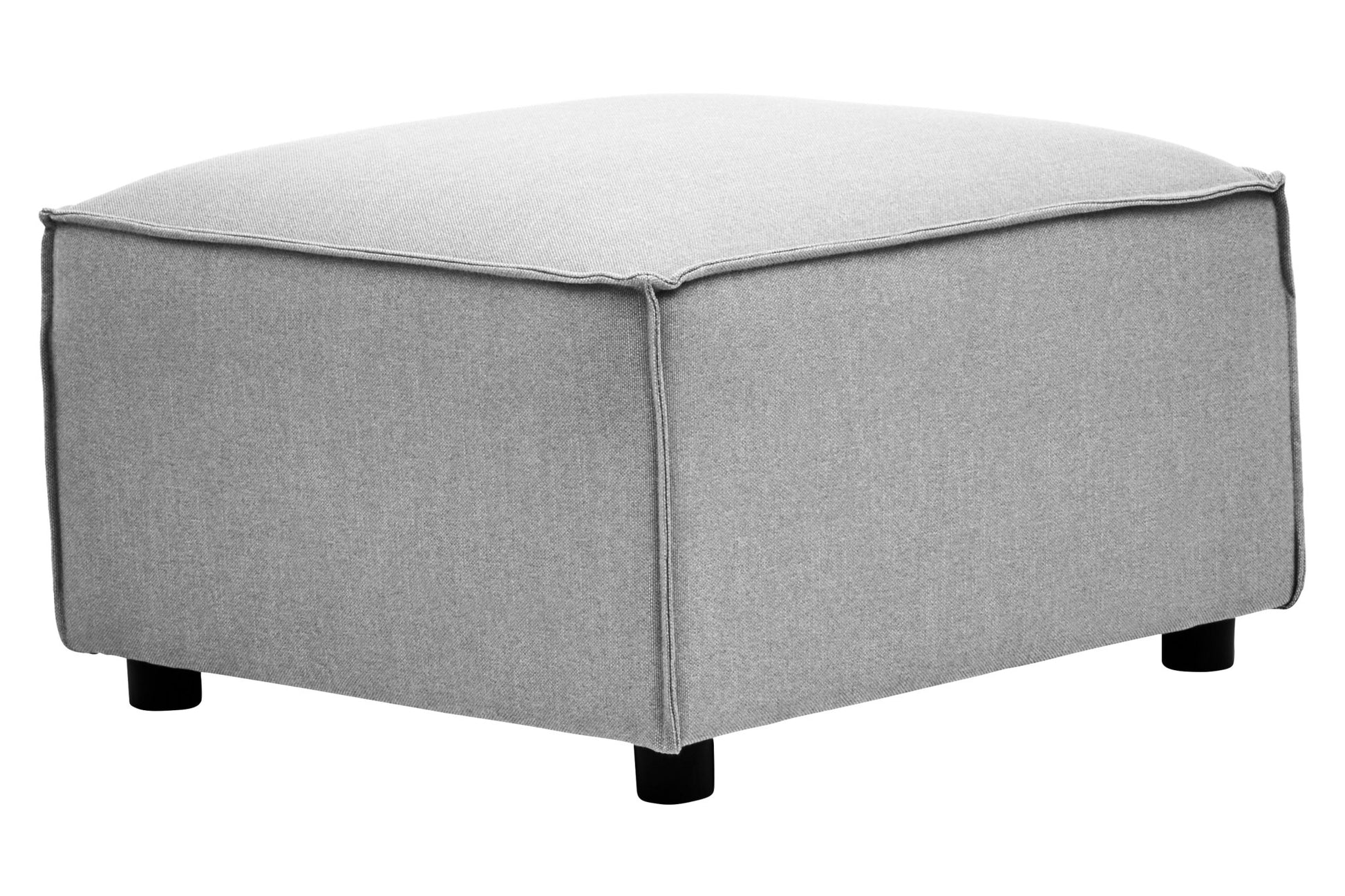 Rana Grey Fabric Sofa Ottoman - Skandi London
