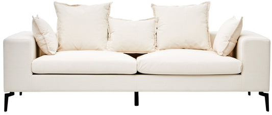 Astrid 3 Seat Cream Sofa - Skandi London