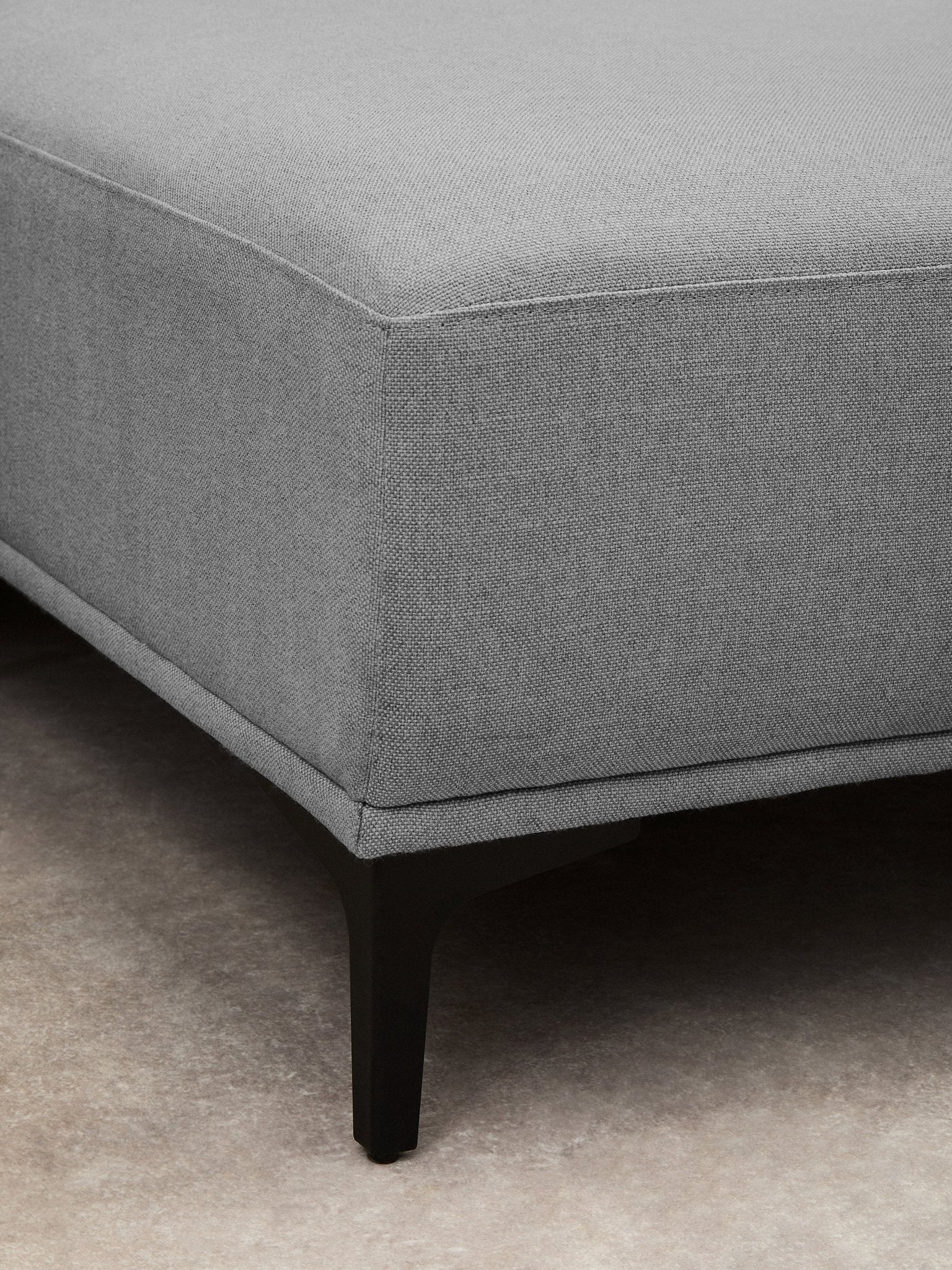 Rakel 3 Seat Grey Fabric Left Chaise Sofa - Skandi London