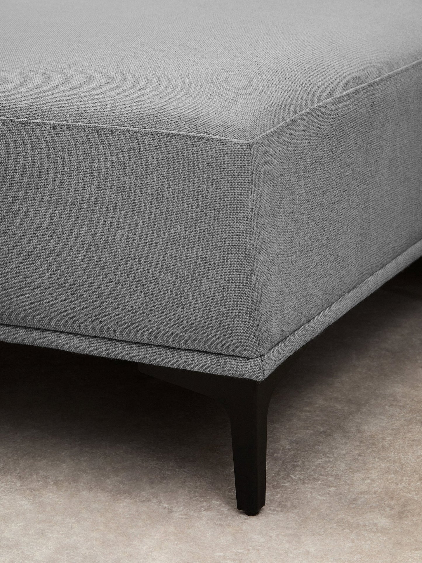Rakel 3 Seat Grey Fabric Right Chaise Sofa - Skandi London