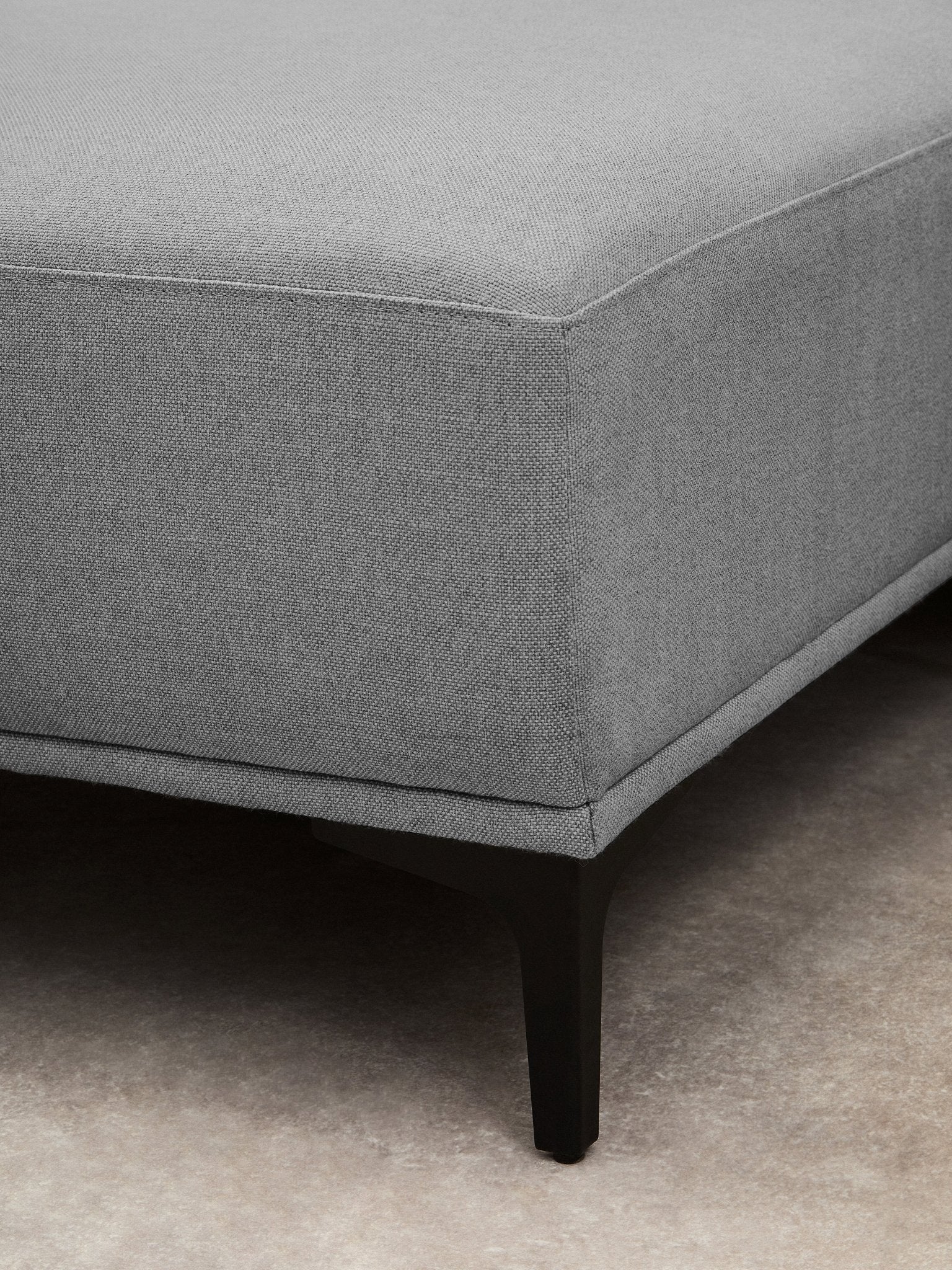 Rakel 3 Seat Grey Fabric Right Chaise Sofa - Skandi London