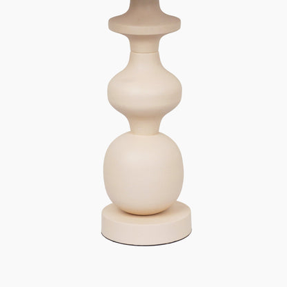 Farringdon Beige Metal Table Lamp - Skandi London