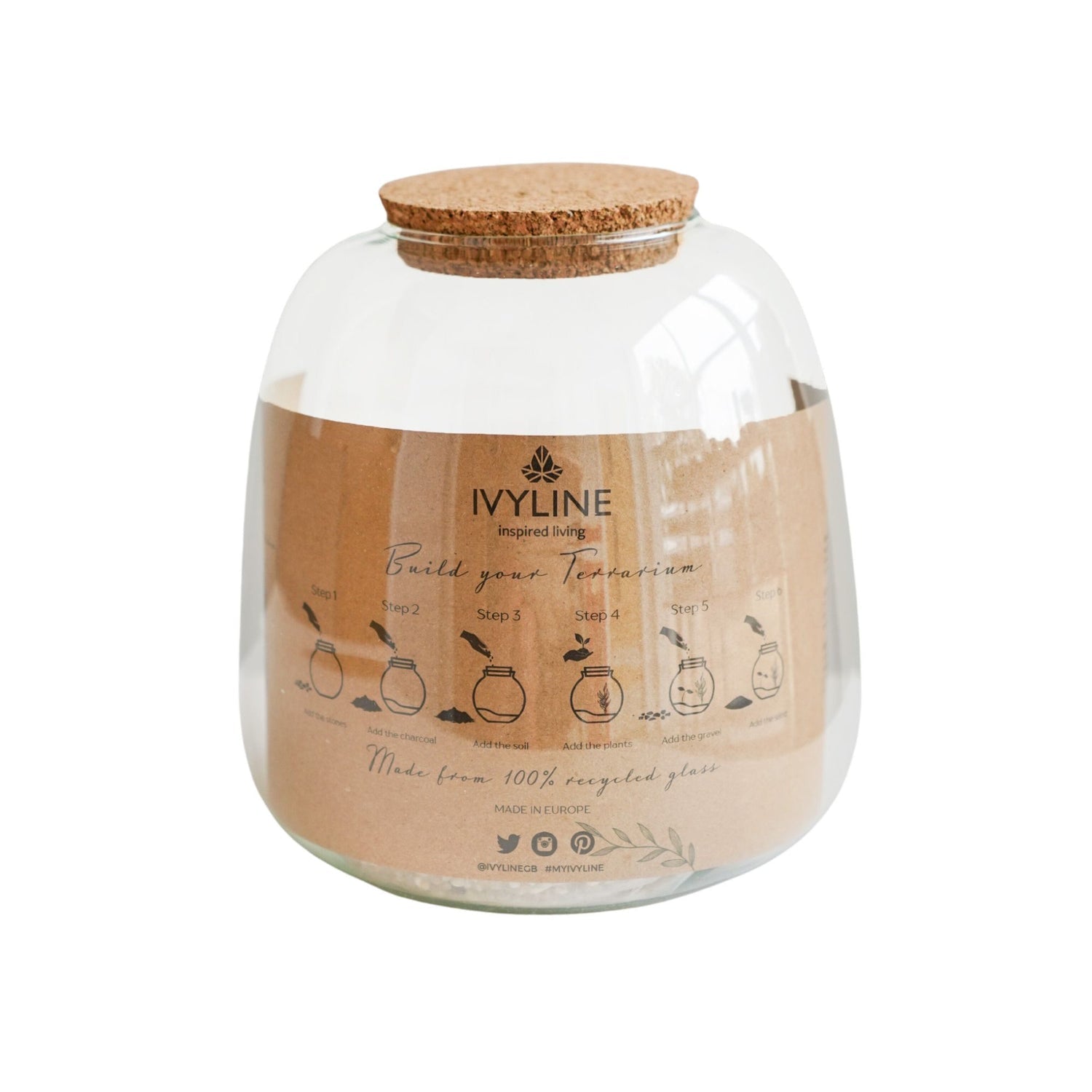 Asker Bowl Terrarium DIY Kit Medium - Medium - Skandi London