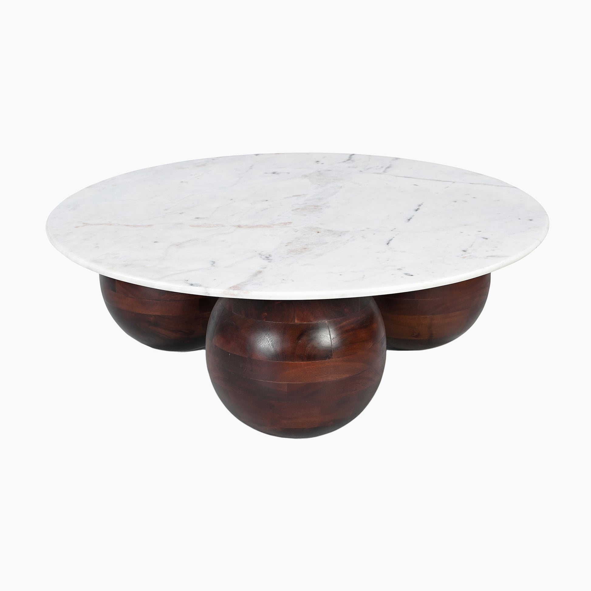 Soho White Marble Top Coffee Table - Skandi London