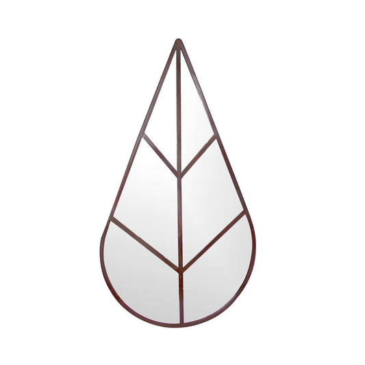 Syrin Outdoor Mirror Natural Rust - Skandi London