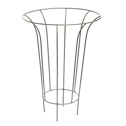 Outdoor Fluted Climber Zinc H55cm W40cm - Skandi London