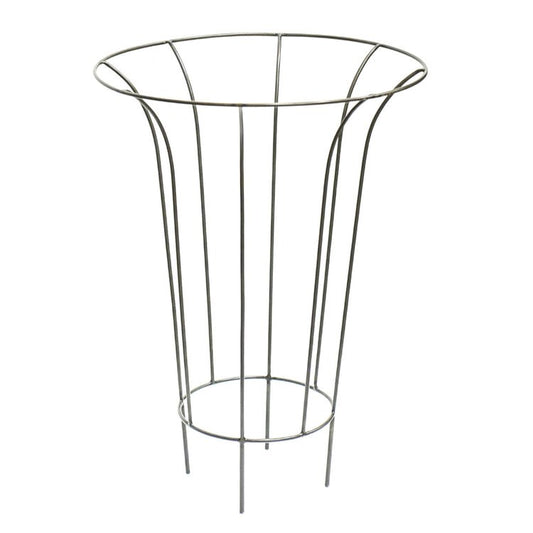 Outdoor Fluted Climber Zinc H55cm W40cm - Skandi London
