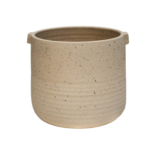 Viveca Terrazzo Handle Planter Oat - Large - Skandi London