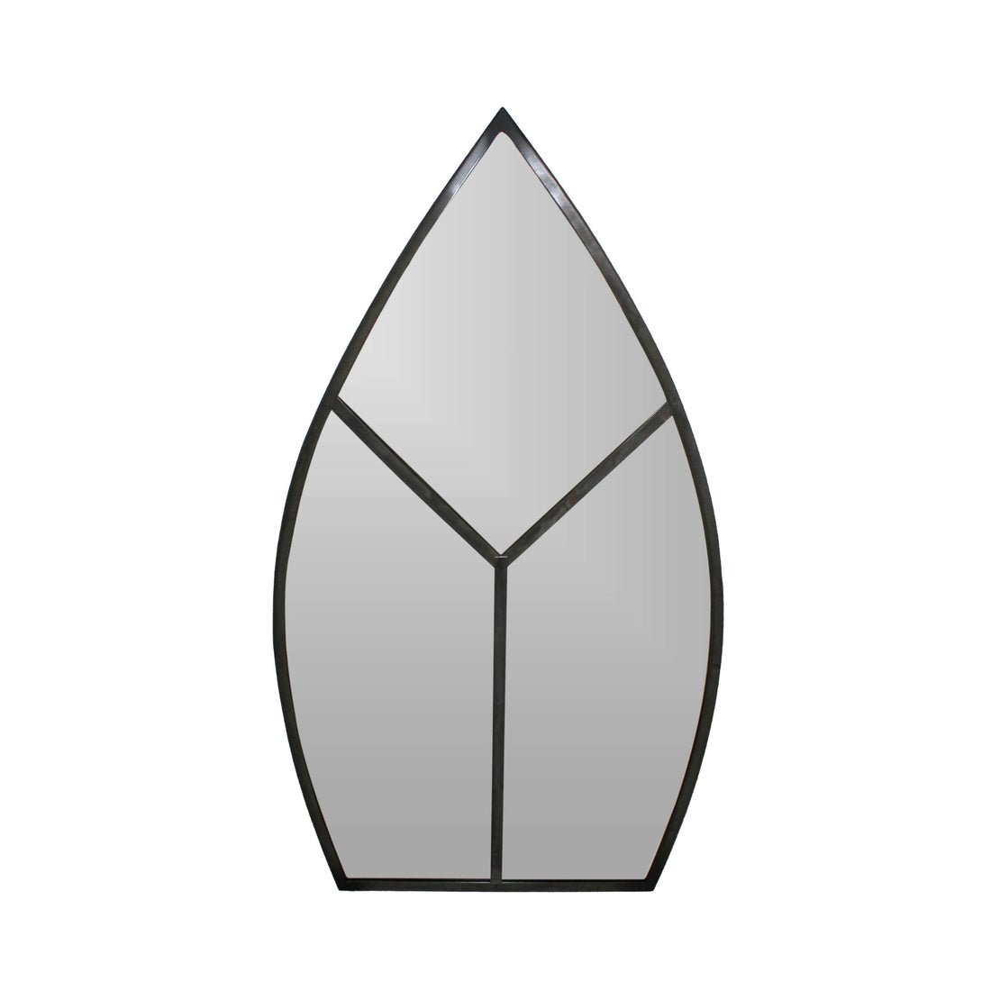 Syrin Arch Outdoor Mirror Natural Black - Skandi London