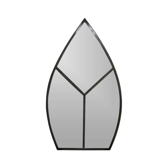 Syrin Arch Outdoor Mirror Natural Black - Skandi London