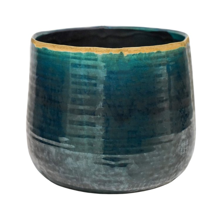 Pot Como Turquoise H21Cm D26Cm - Skandi London