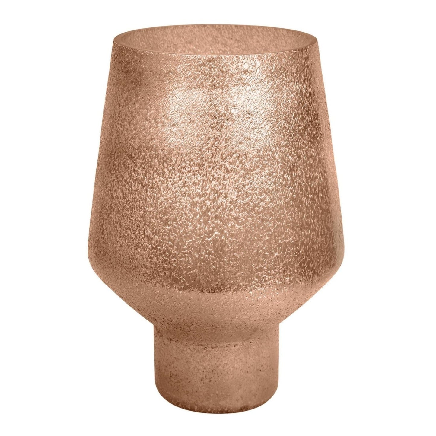 Avald Tall Curved Metallic Gold Vase Medium - Medium - Skandi London
