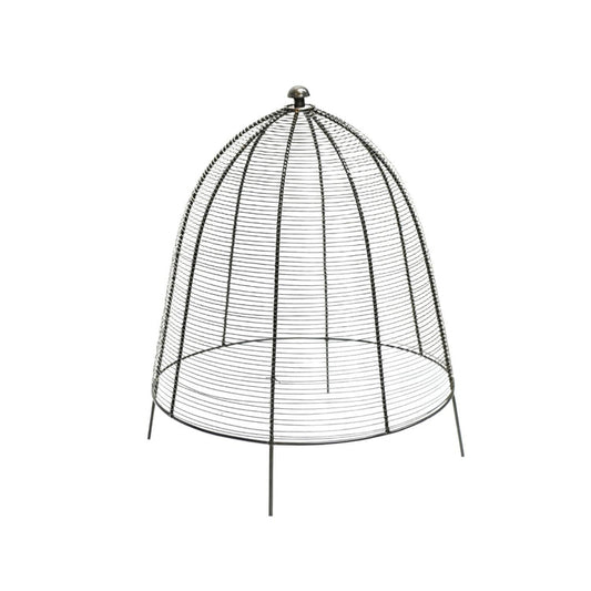 Outdoor Wired Plant Protector Zinc H55cm W47 - Skandi London
