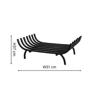Grenivik Oynx Fire Grate - Skandi London