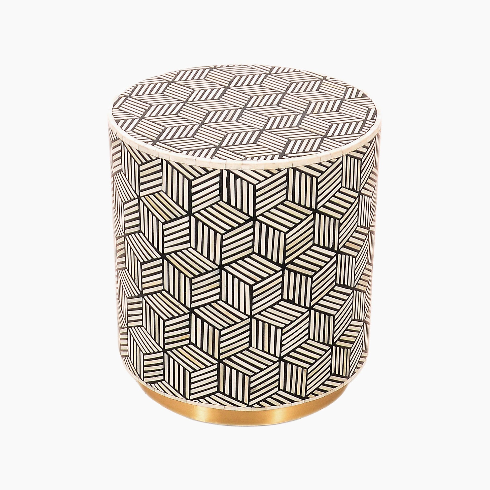 Richmond Bone Inlay End Table - Skandi London