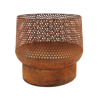 Toril Basket Outdoor Fire Pit Rust - Medium - Skandi London