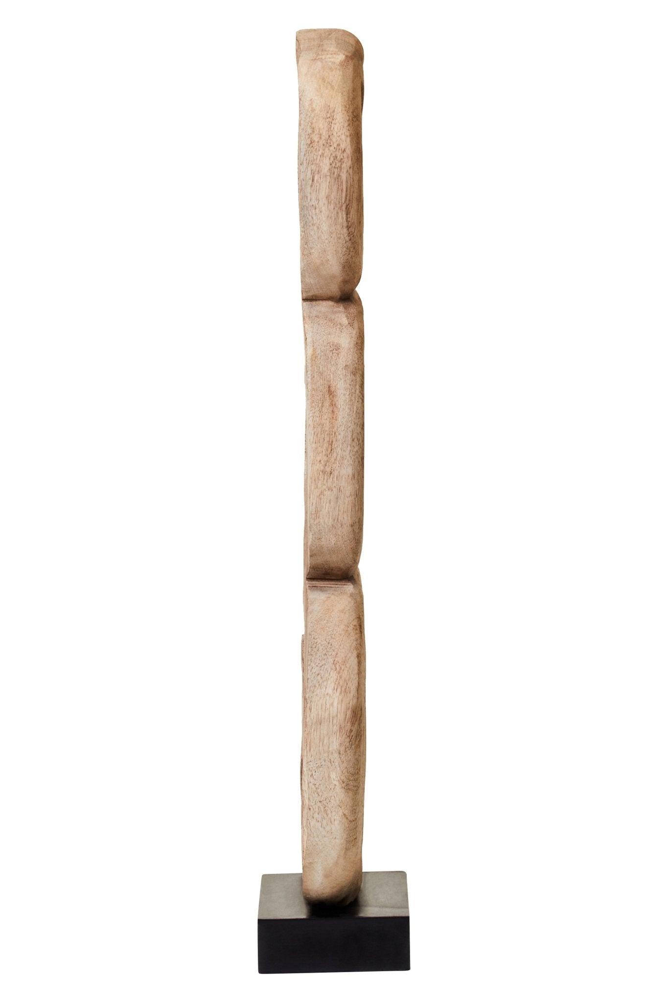 Eir Natural Mango Wood Ring Sculpture - Skandi London