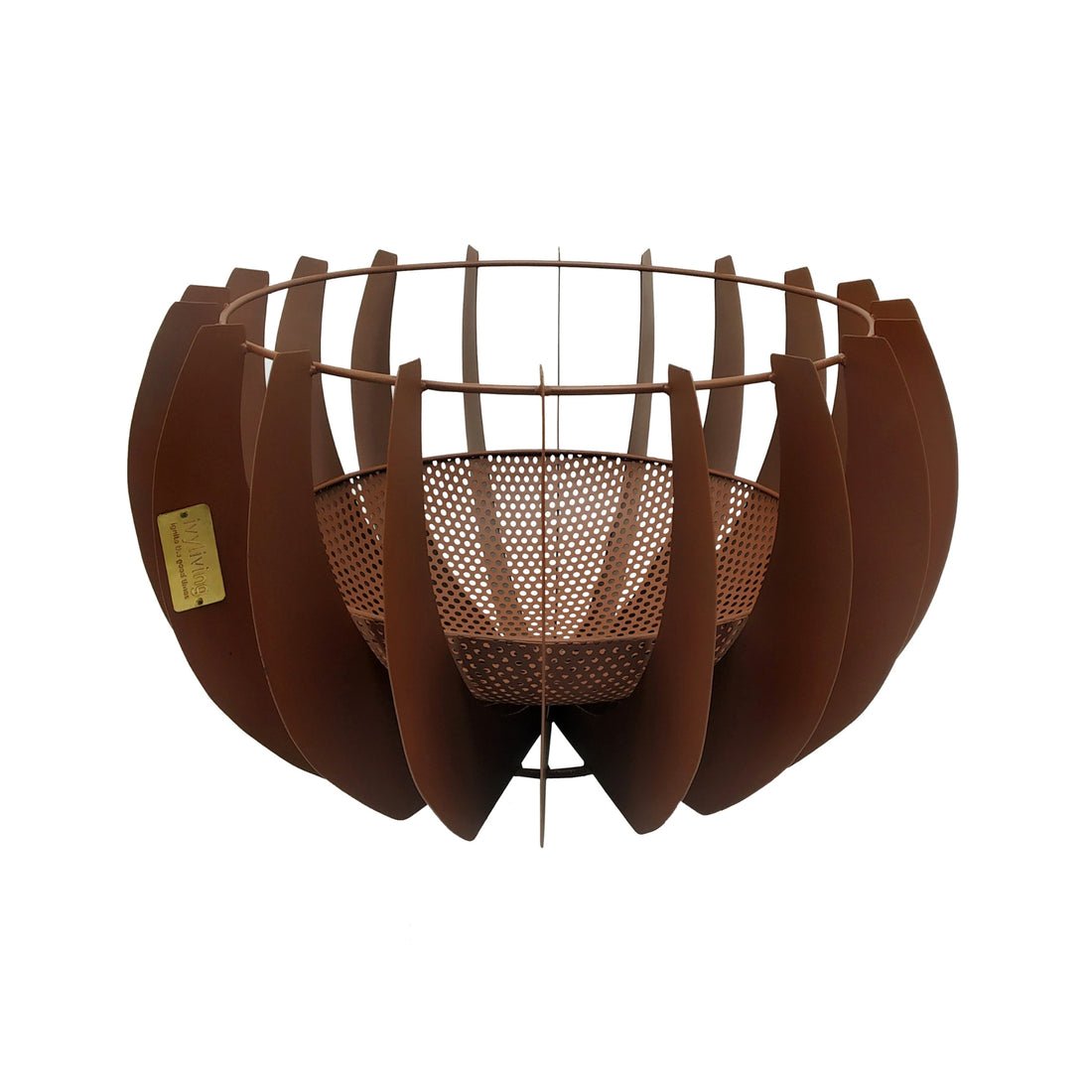 Outdoor Skandi London Fire Pit in Rust - Skandi London