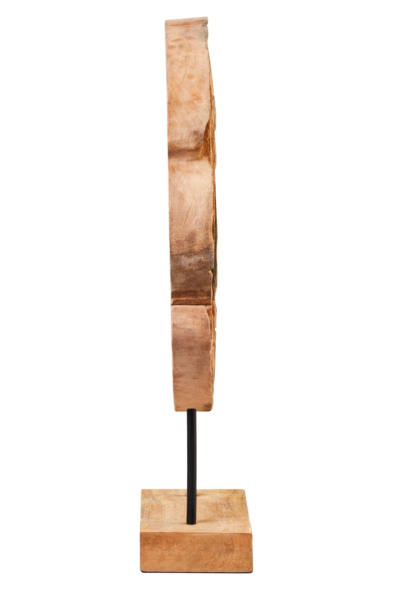 Eir Mango Wood Ring Sculpture - Skandi London
