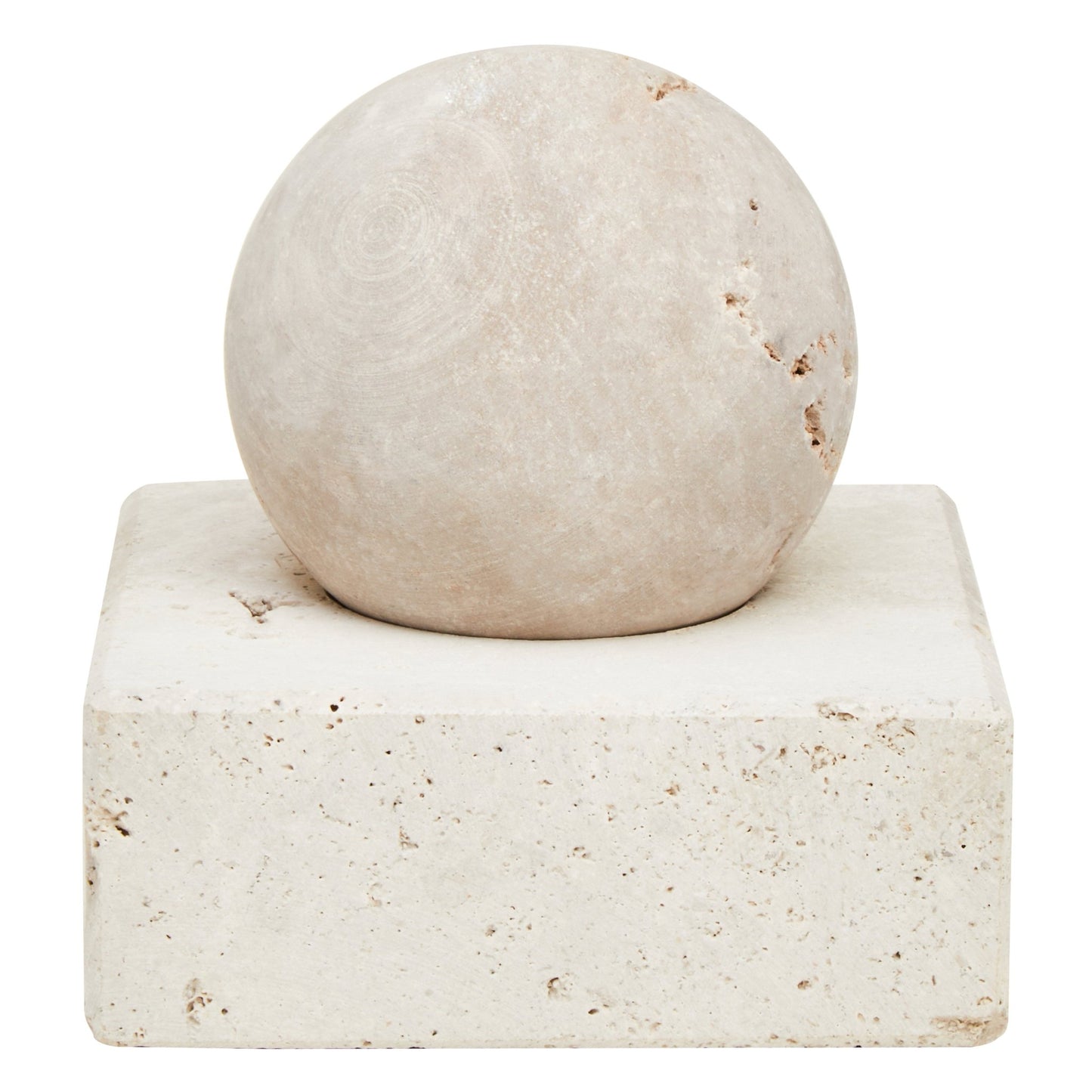 Ragnar Travertine Sculpture - Skandi London